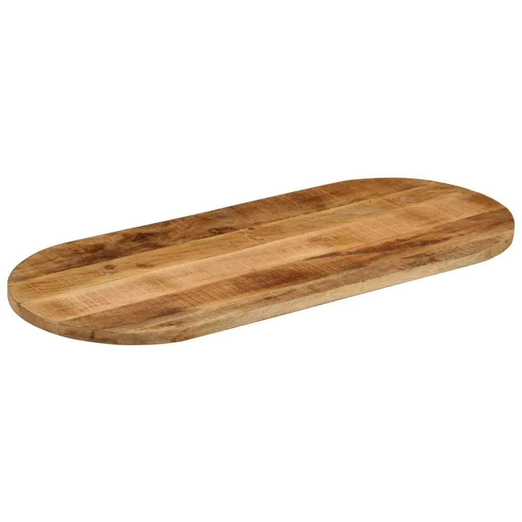SYFAX™ Elite - Piano Ovale in Legno Massello di Mango Grezzo 110cm