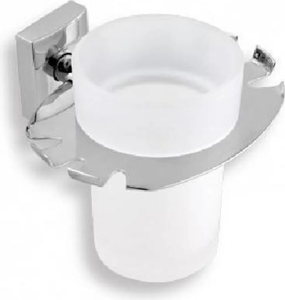 Accessori Bagno Metalia 12 Novaservis 0249,0 Vetro Satinato e Cromo