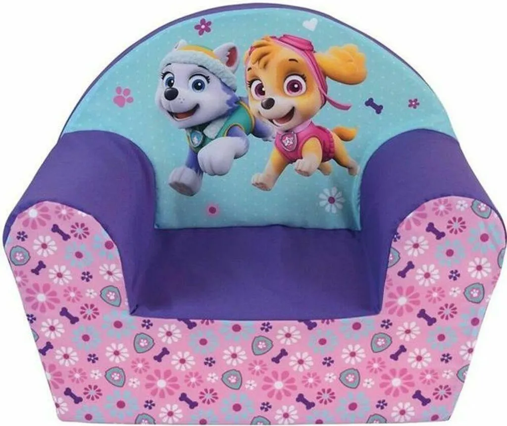 Canapé Fun House La Pat' Patrouille pour enfant - Siège mousse bleu