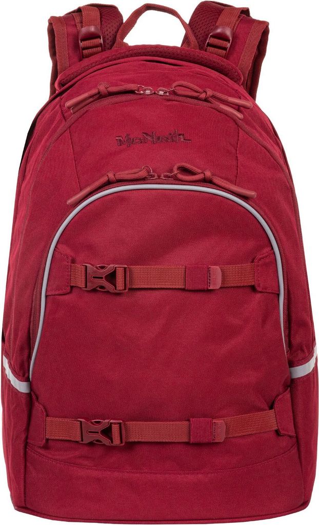 McNeill Schulrucksack Milo School Backpack Burgundy weinrot
