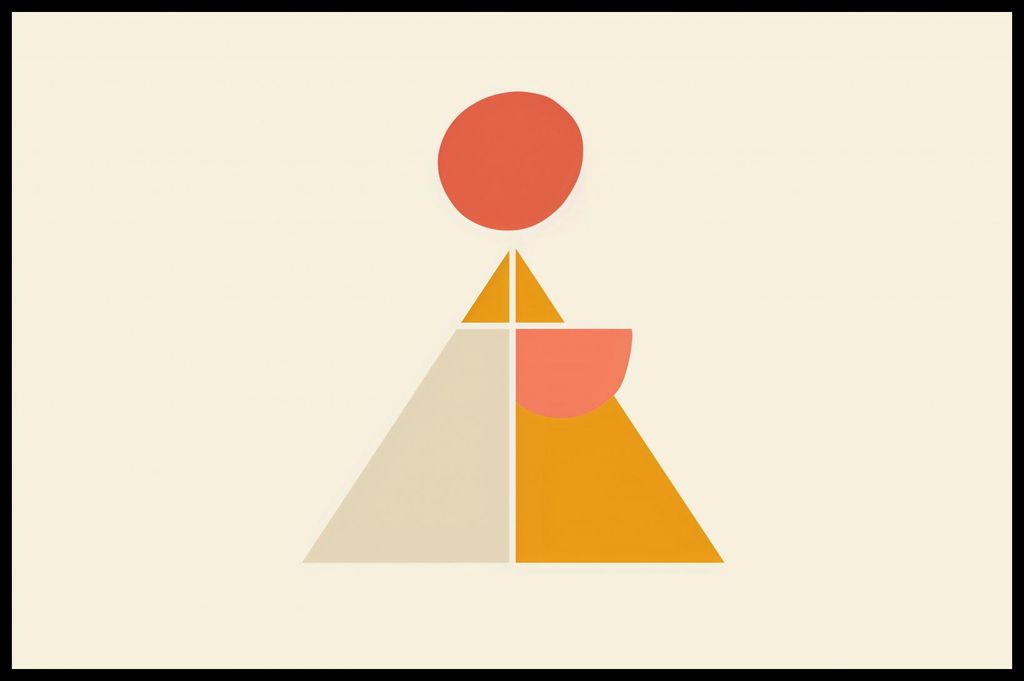 Plakat 86,4x56,8cm Gleichgewichtspyramide