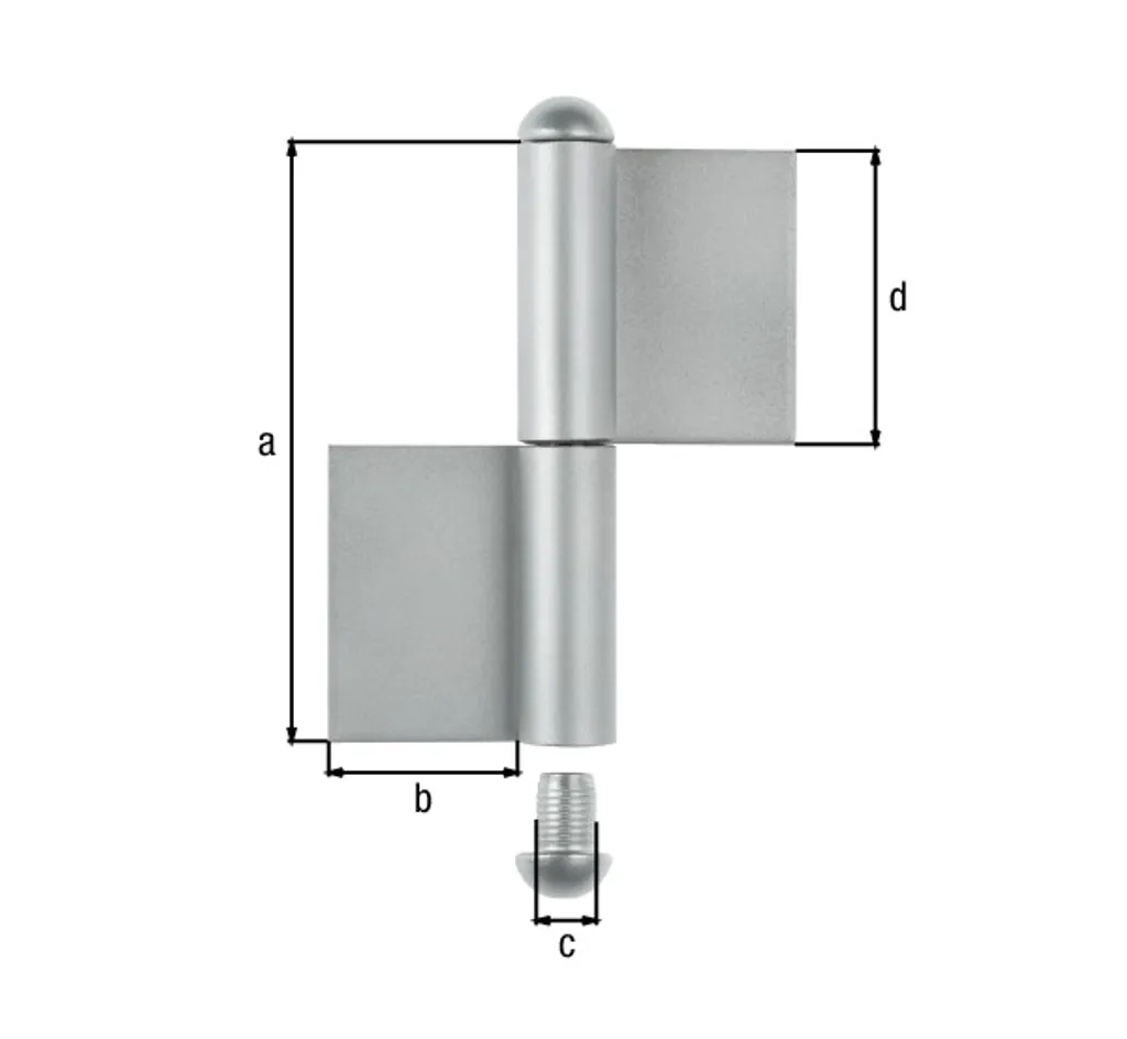 Offerta Cerniera GAH Inox K04 80mm - Qualità Professionale - 4
