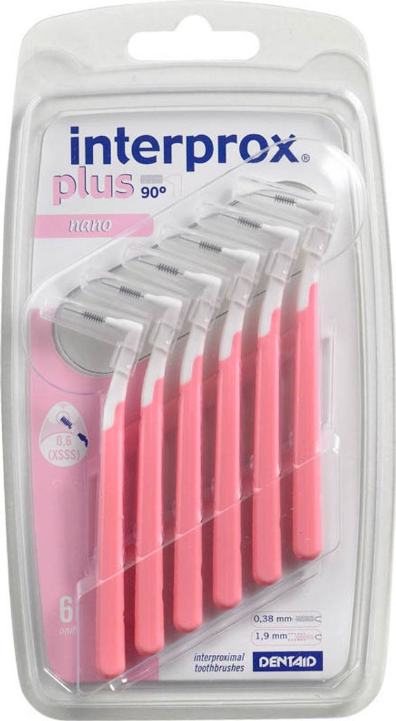 A package of interdental brushes.