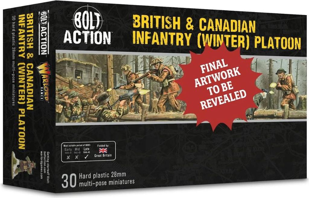 Bolt Action British & Canadian Infantry (Winter) Platoon Produktbild 
