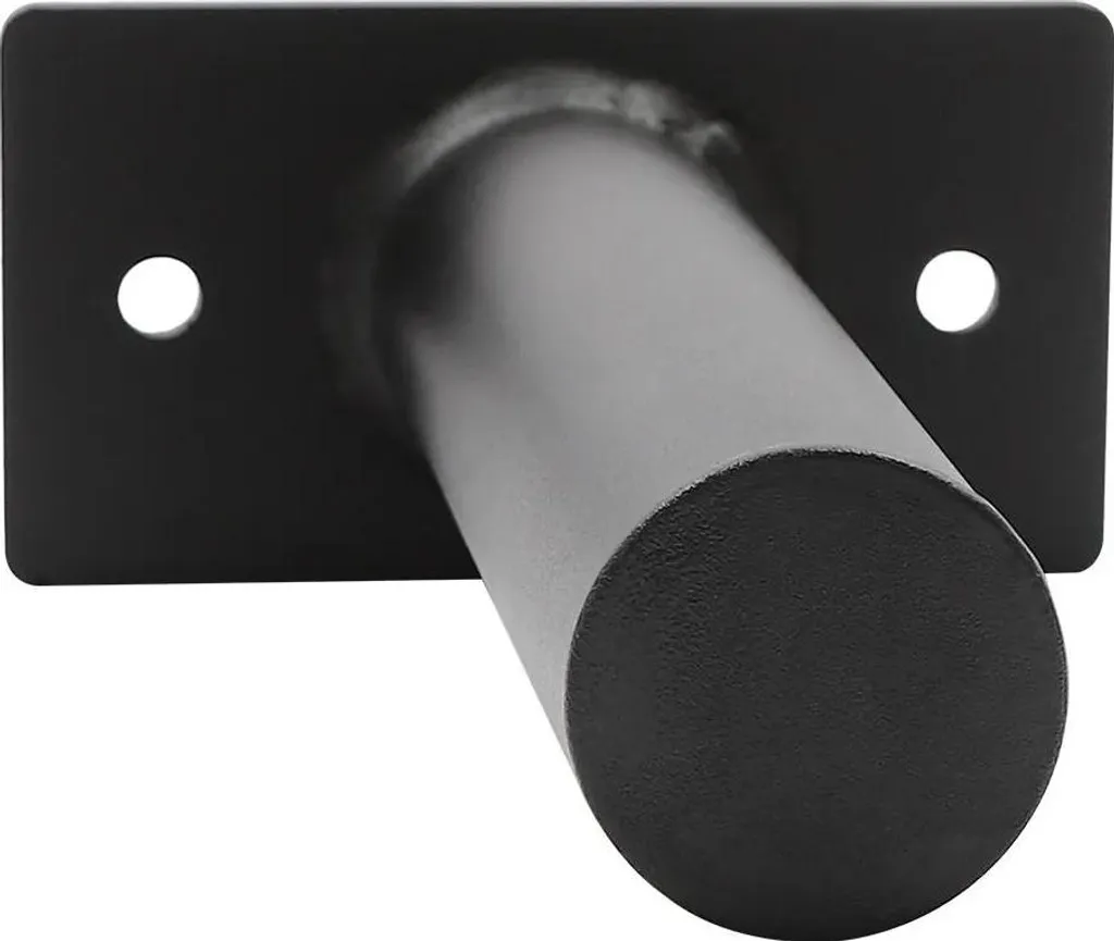 Supports disques haltères muraux Lot de 4 Acier Allié Noir Mat 80kg