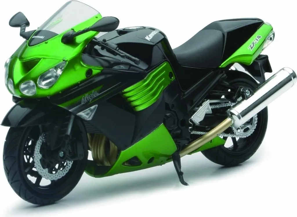 Cadeau Passion Moto : Kawasaki ZX14 2011 NewRay 1/12 pour Décoration