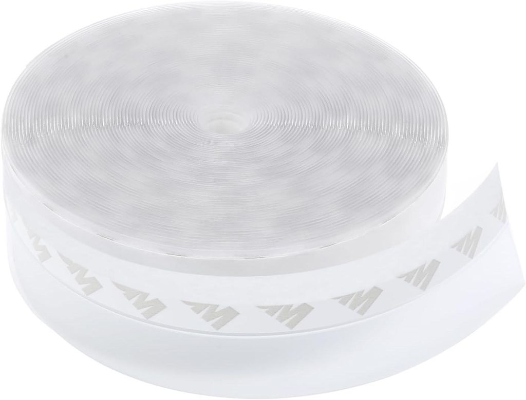 2x Dichtungsband Tür Fenster Dichtungsband Silikon Zugluftstopper, Wetterschutz, Winddicht, selbstklebend 5 Meter, H0125 Transparent