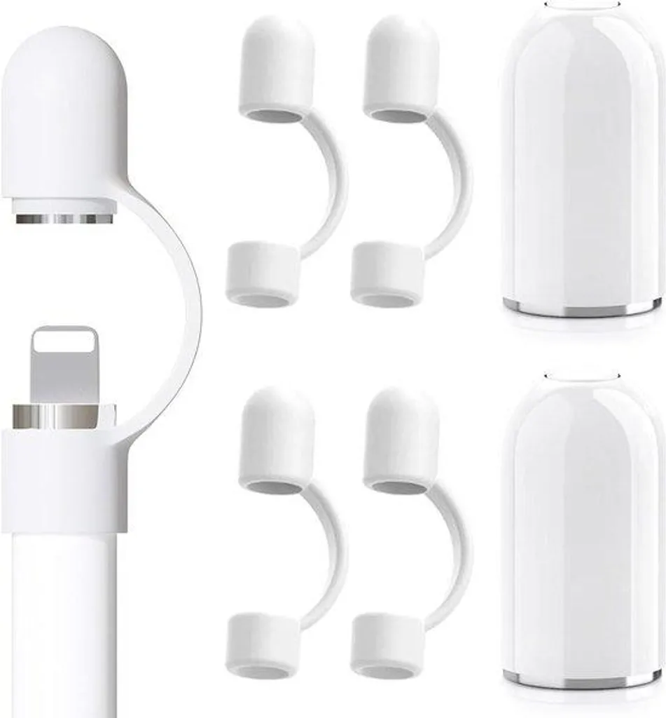 Solution anti-perte magnétique : 2 paires d'embouts silicone blancs souples