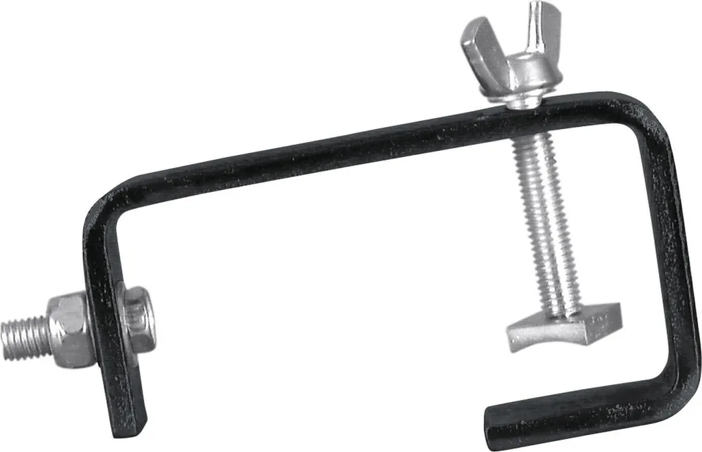 Crochet Eurolite TH-50S noir 50kg charge max pour structure 50mm
