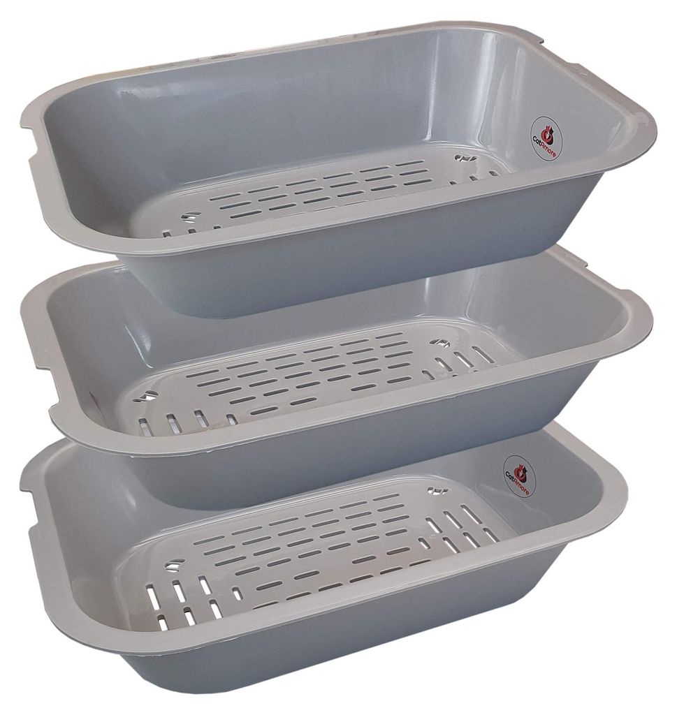 CatAmore Katzenklo 3tlg. Siebklo Katzentoilette mit 3 Siebe Produktbild 