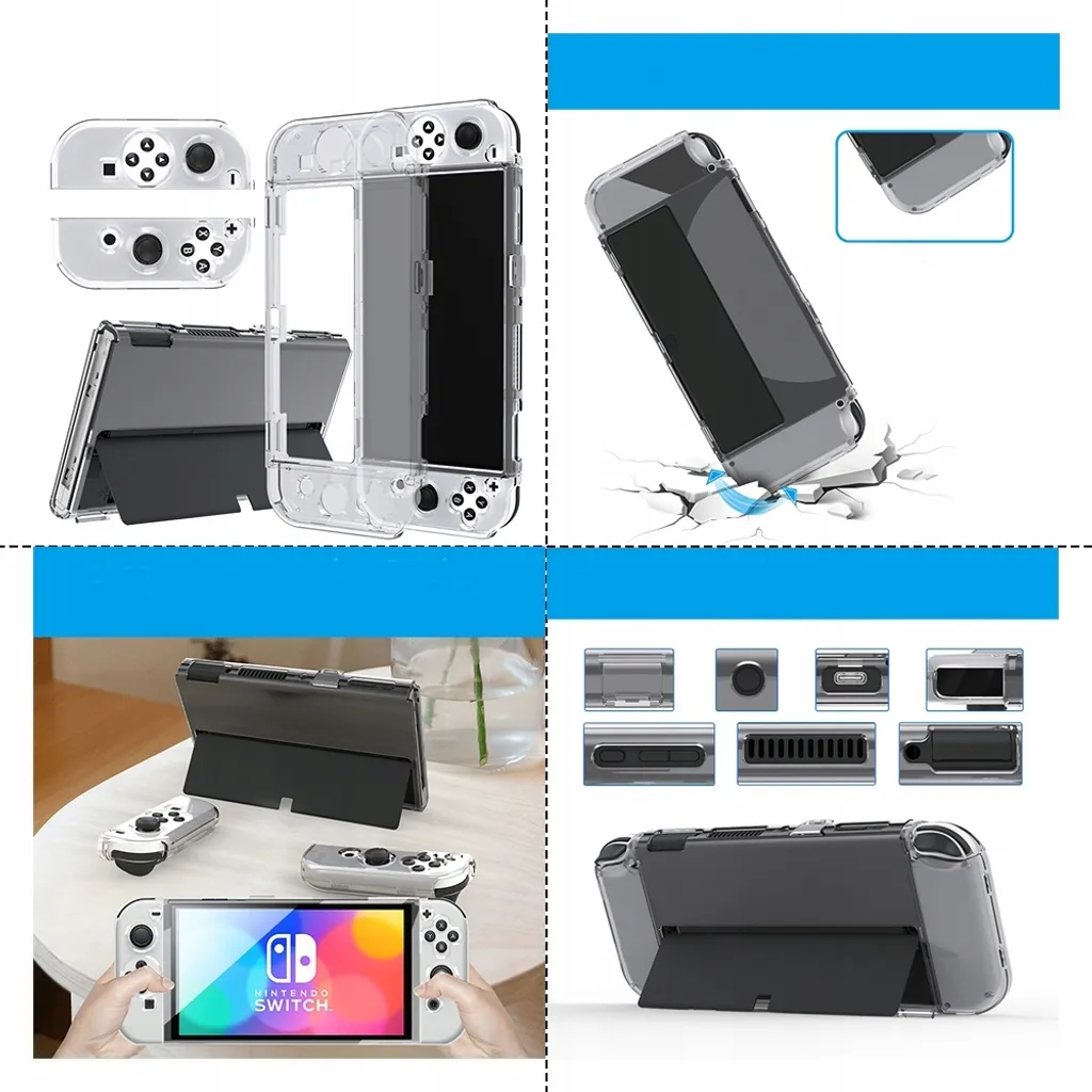 Accessoires Nintendo Switch OLED Set Voyage Complet 10-en-1 Noir - 7