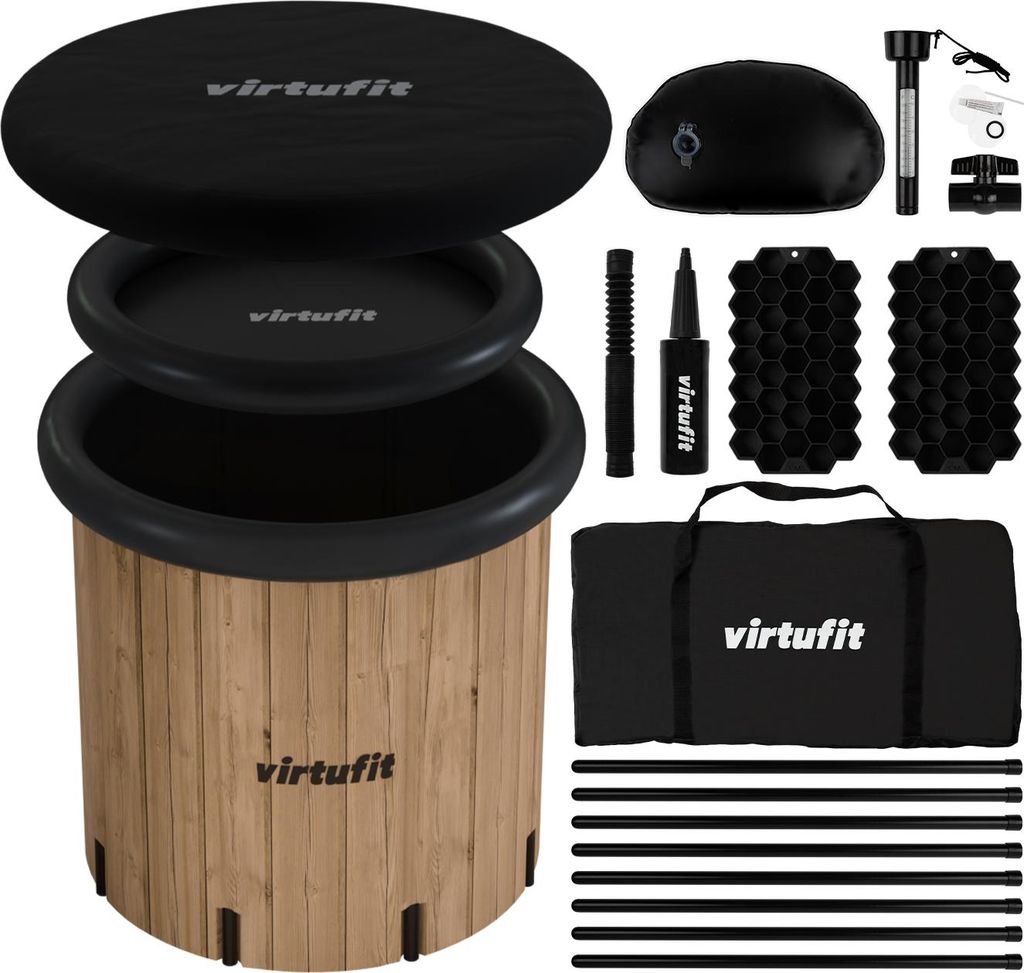 VirtuFit IJsbad XXL Wood Look – 375 l Zdjęcie produktu 