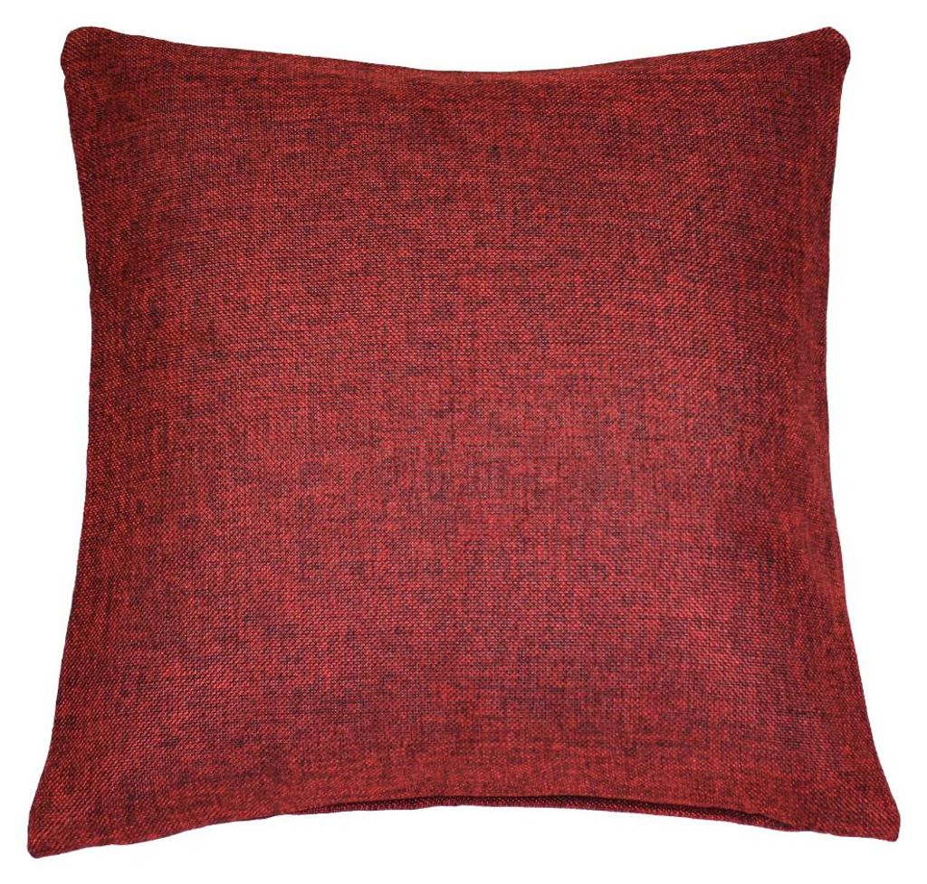 Kissenhülle Struktur Flachsoptik 40x40 bordeaux