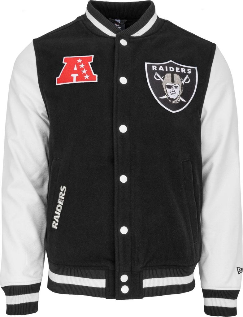New Era Herren SL Jacket Las Vegas Raiders black/white M