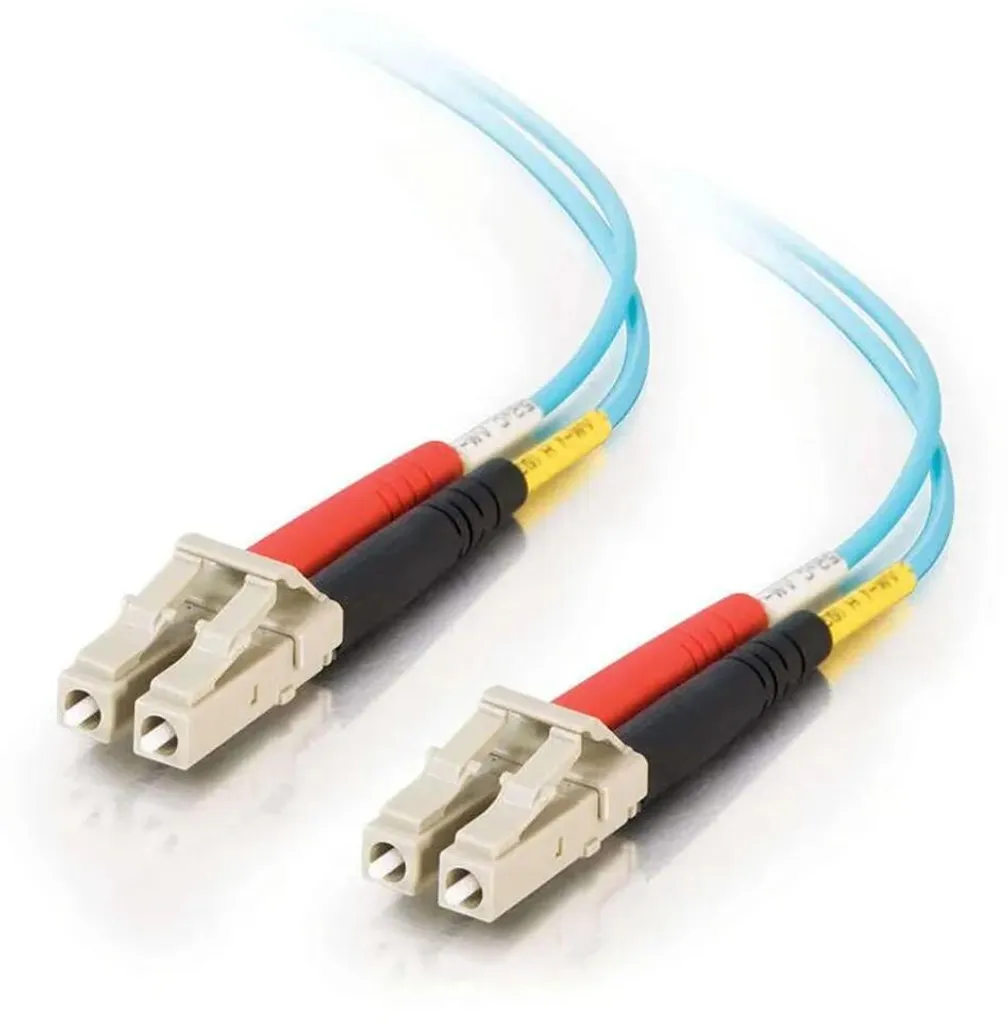Câble Fibre Optique LSZH 10m LC-LC Duplex 50/125 10Gb Qualité Premium