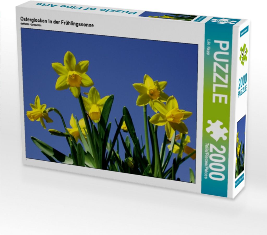 Calvendo Osterglocken in der Frühlingssonne 2000 Teile Puzzle quer 900x670mm, Kapp Lilo; 7394349