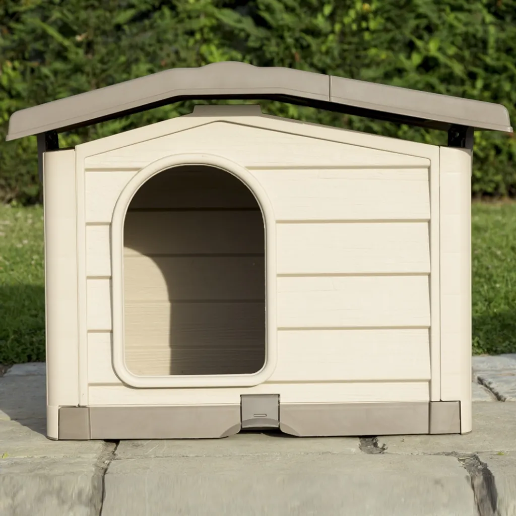 Cuccia Cane Esterno Bama 89x75x62 cm Resina - Montaggio Senza Attrezzi - 6