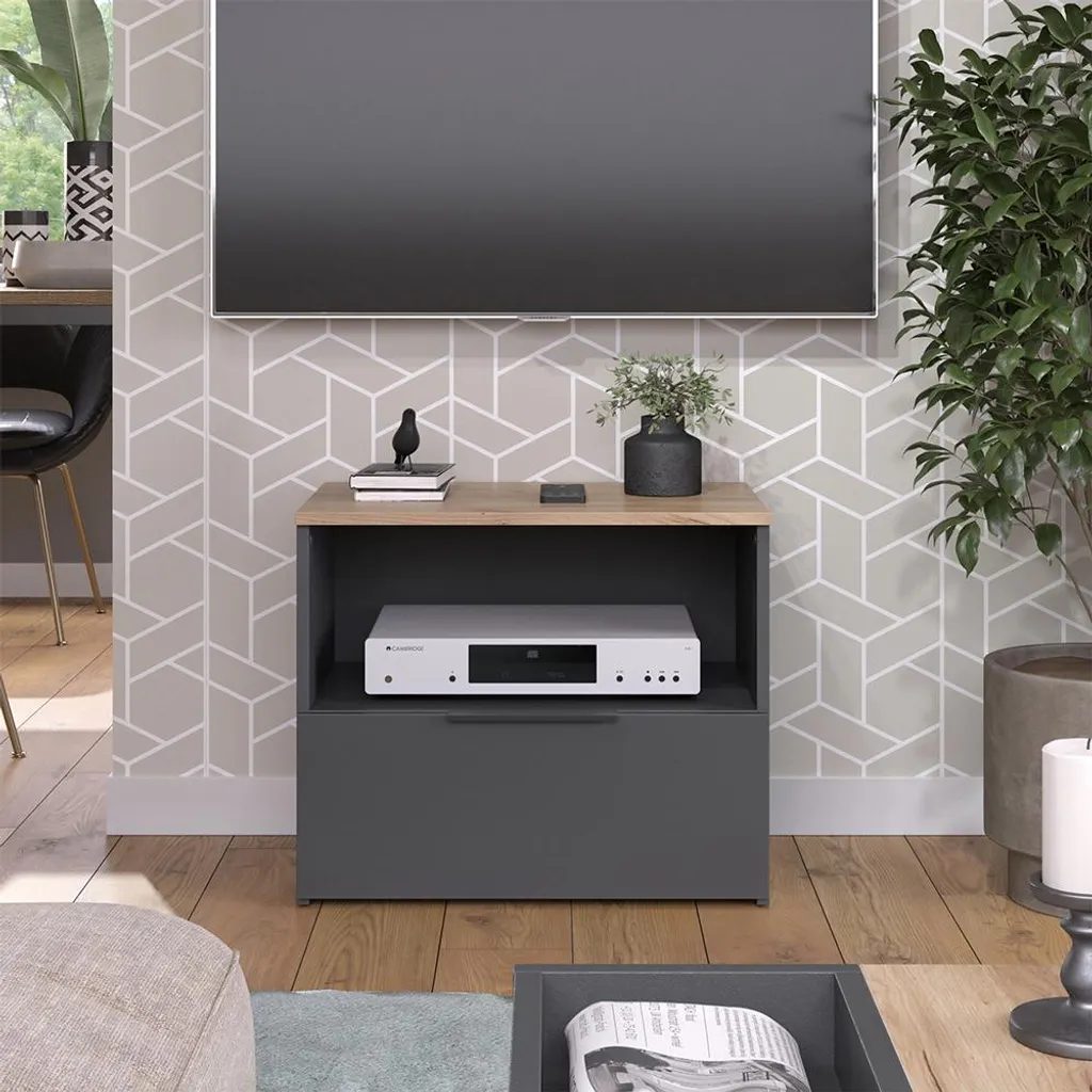 Crea il tuo Angolo Relax con il Mobile TV Vicco Wido Antracite Sonoma