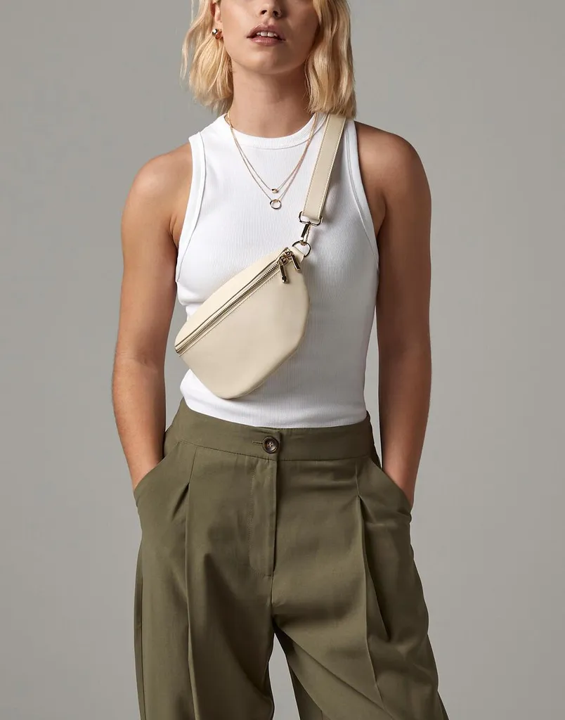 Marsupio Donna BagBase BG766 Oyster | Look Urban e Grana Saffiano - 4