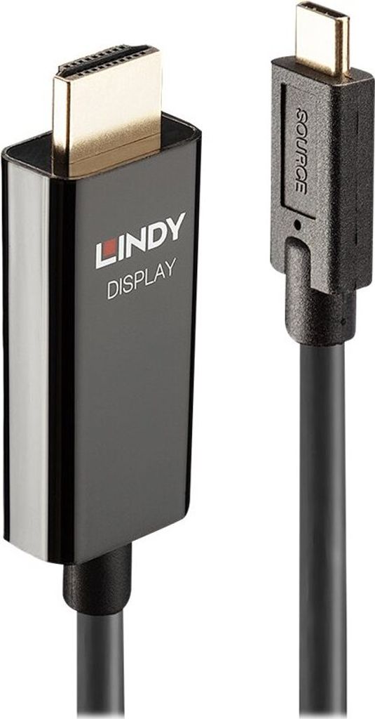 Câble adaptateur LINDY USB type C vers HDMI avec HDR 5m Image du produit 
