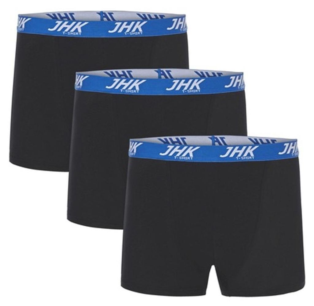 JHK - Boxershorts für Herren(3er-Pack) LT2863 (XS) (Schwarz)