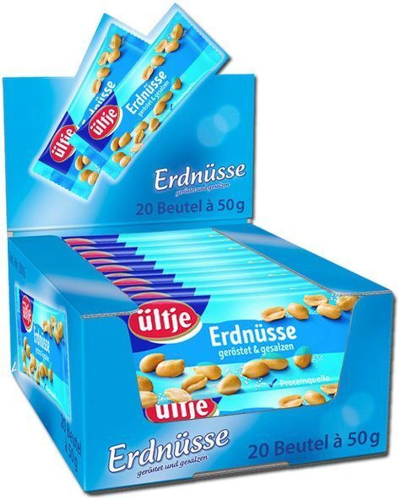 ültje 510930004 Erdnüsse geröstet 20 Pack x 50 g Produktbild 