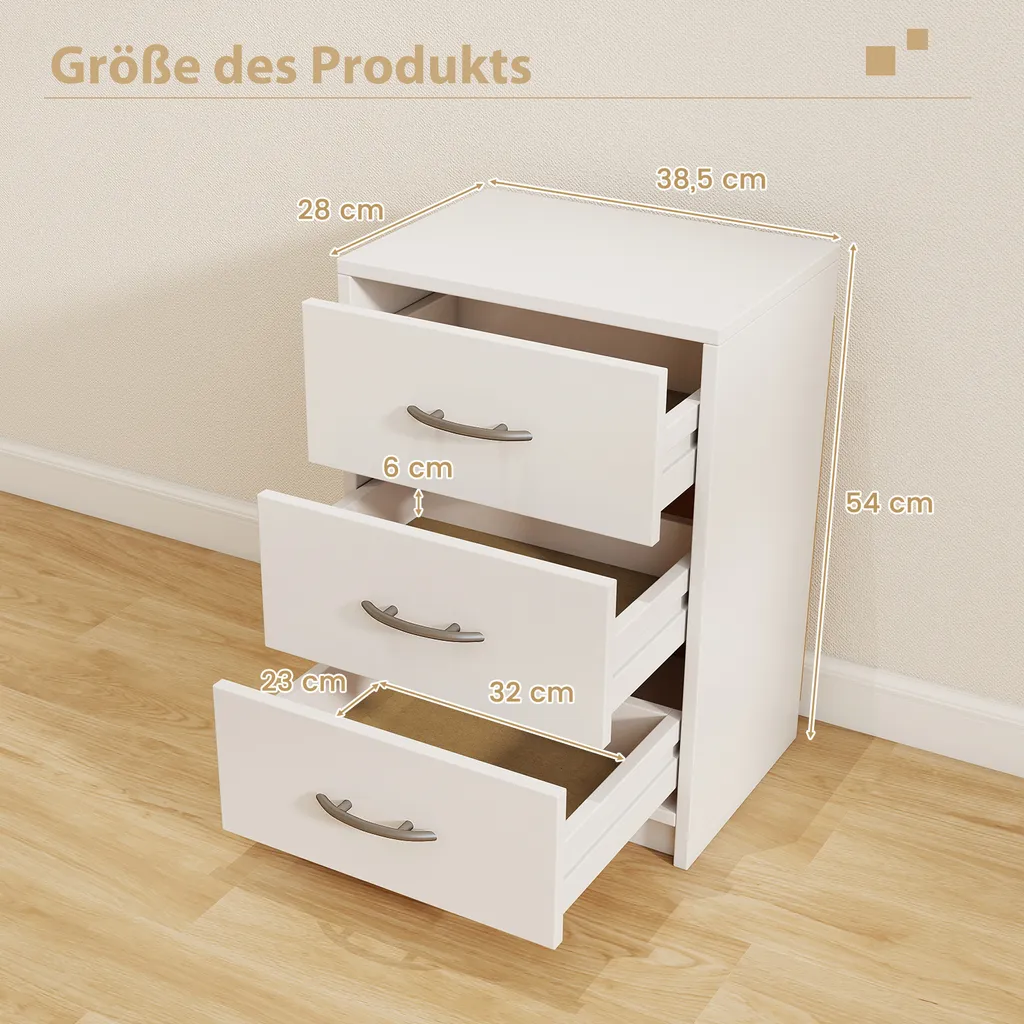 Table de nuit pour boxspring et table d'appoint de canapé blanche