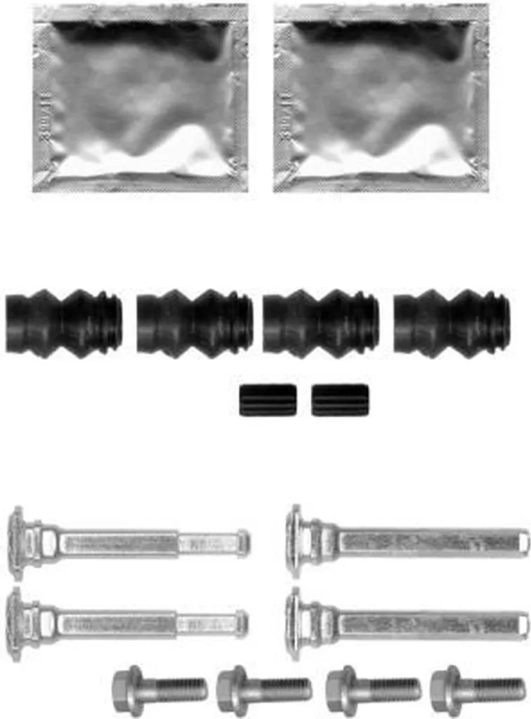 Lot de 16 accessoires de montage pour étrier de frein auto Peugeot 207