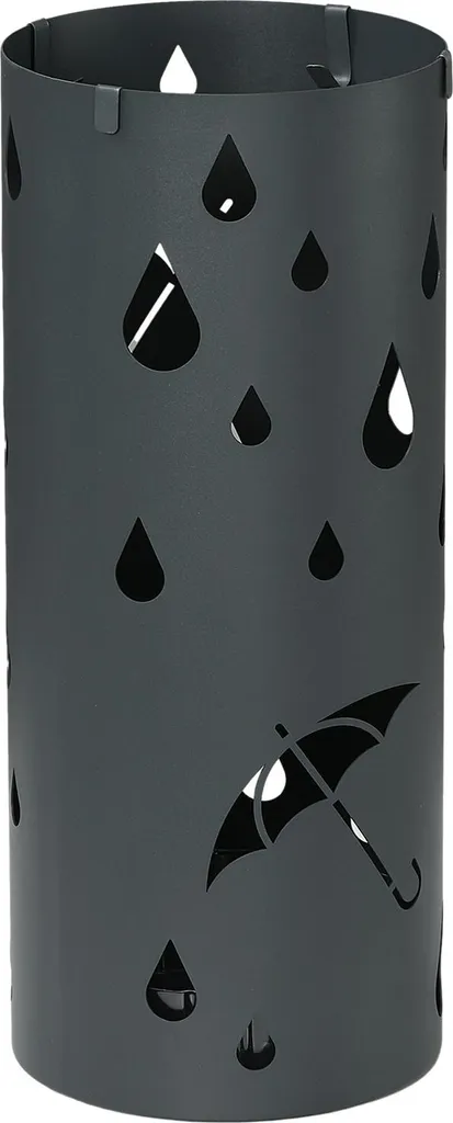 Porte-parapluies Anti-Flaques avec Égouttoir pour Protéger vos Sols Gris