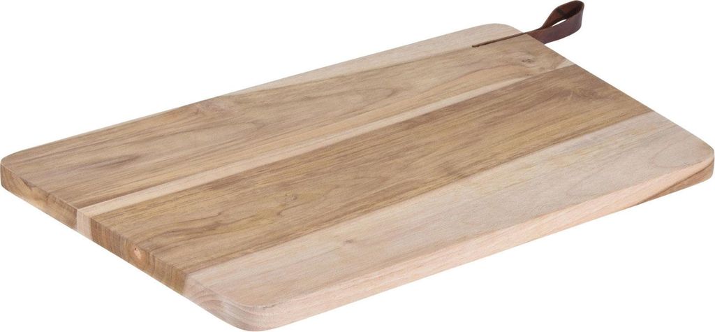 Koopman Holzschneidebrett, 40x25x1,5 cm, braun