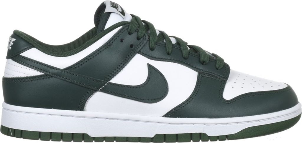 Nike Dunk Low White Green Michigan State - EU 45