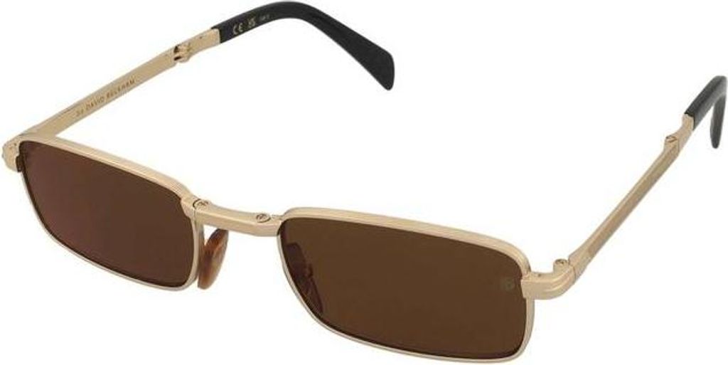 David Beckham DB 99/ORIGAMI GOLD BLACK / GREEN MIRRORED 53/21/145 Herrenbrillen Sonnenbrillen