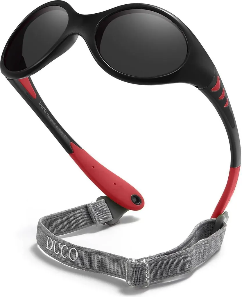 Lunettes de soleil polarisées enfants pour plage et vélo bleu DUCO UV