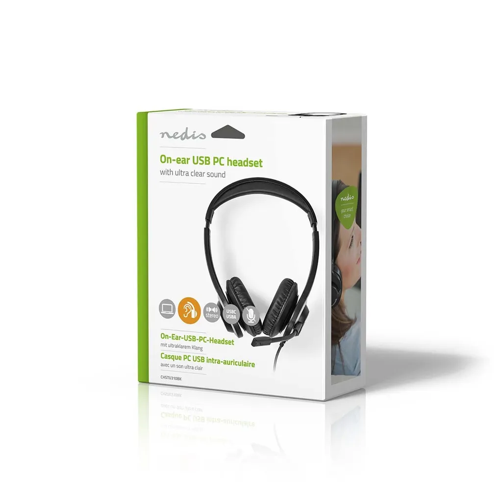 Auricolare Stereo PC USB Type-A/C - Microfono Noise Reduction - 11