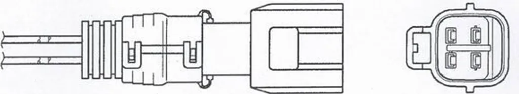 Sonde Lambda NGK 1357 - Capteur d'Oxygène OE 89465 74020 pour IQ J1