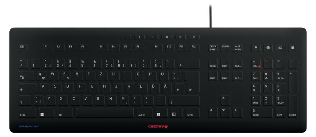 Keyboard Cherry Stream wired black (DE) (JK-8502DE-2)