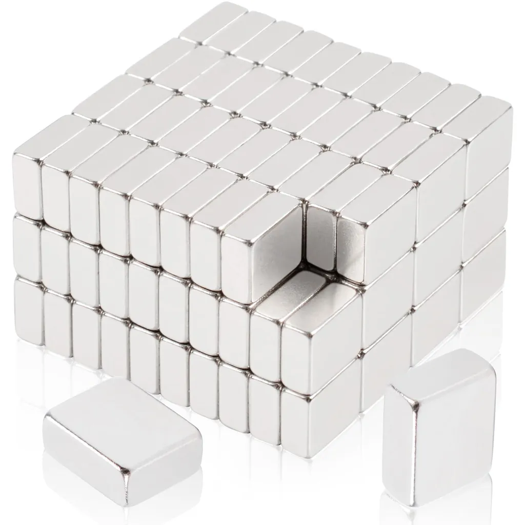 120 mini aimants puissants en néodyme 5x4x2mm ultra résistants plats