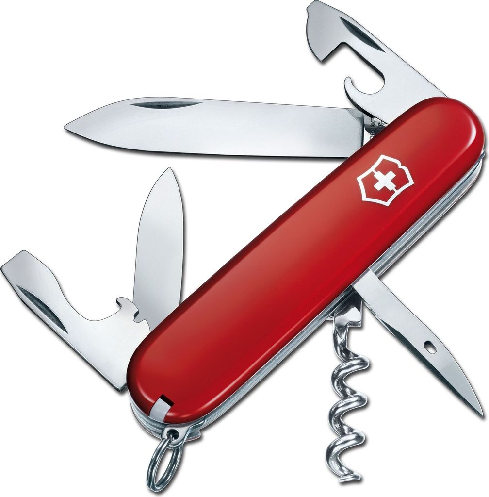 VICTORINOX vreckový nôž Spartan, červený ( 12 funkcií, 91 Obrázok produktu 