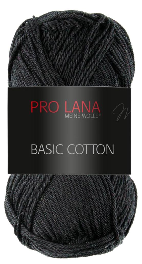 Pro Lana Basic Baumwolle 50g (99) schwarz Produktbild 