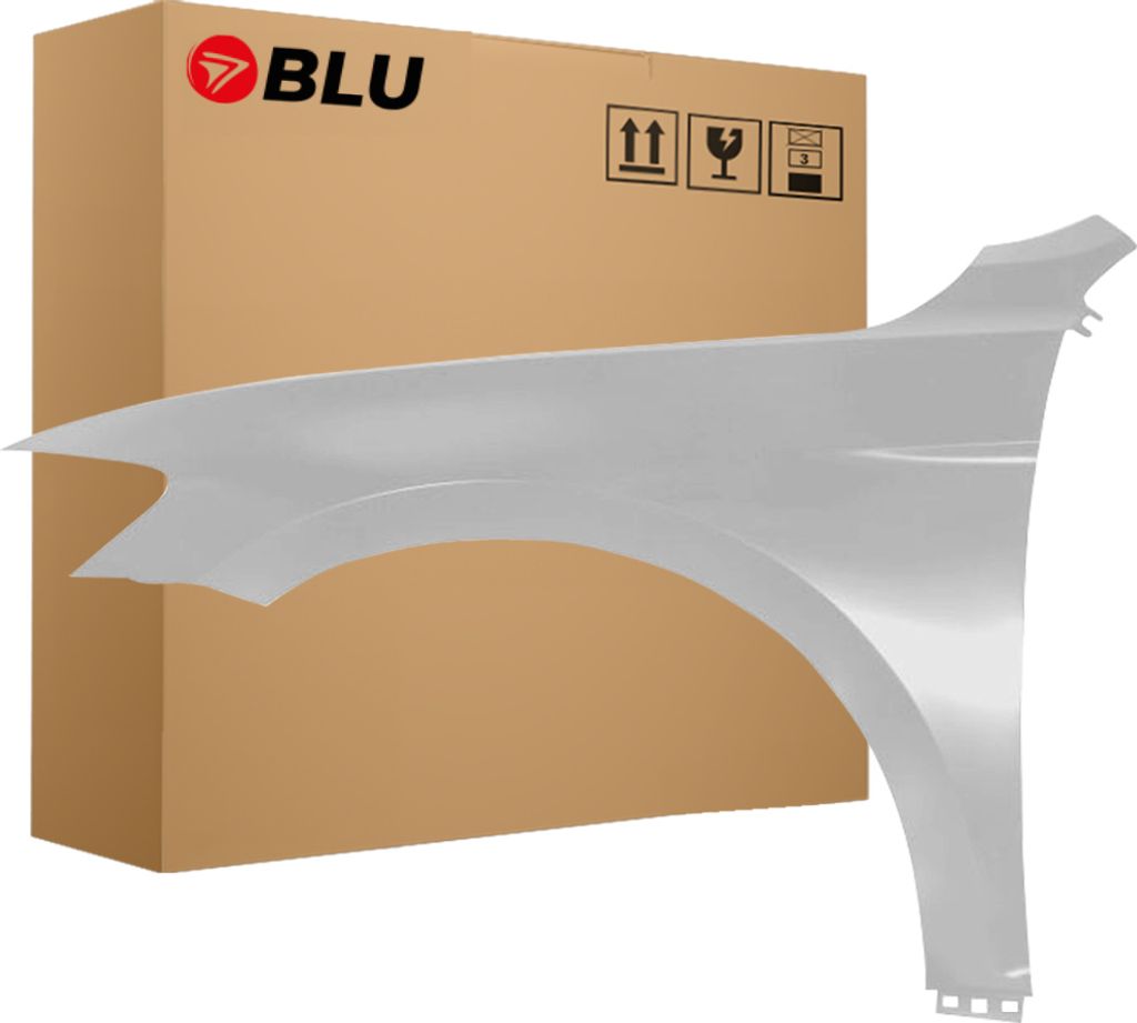 BLU Kotflügel Passend für VW Volkswagen Passat B8 LB7S Links Silber PyritSilber | 2014-2023 | Vorderseite Vorne | Lackiert | Einbaufertig