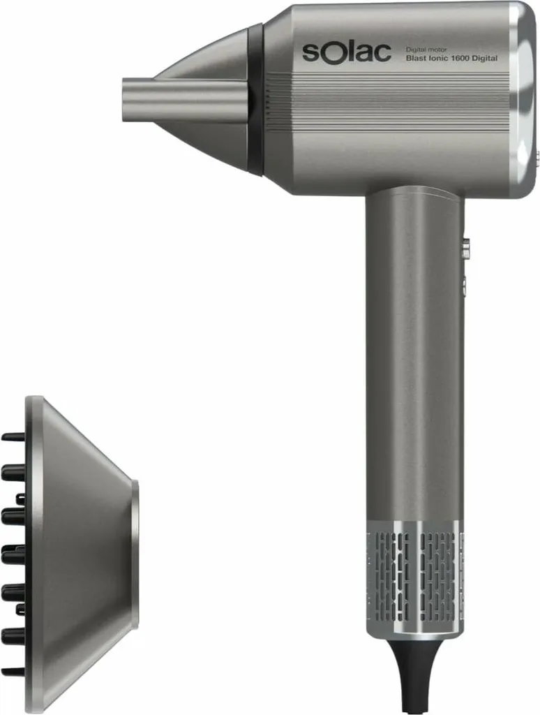 Sèche-cheveux Solac Blast Ionic 1600 - Séchage rapide et Coiffage Précis