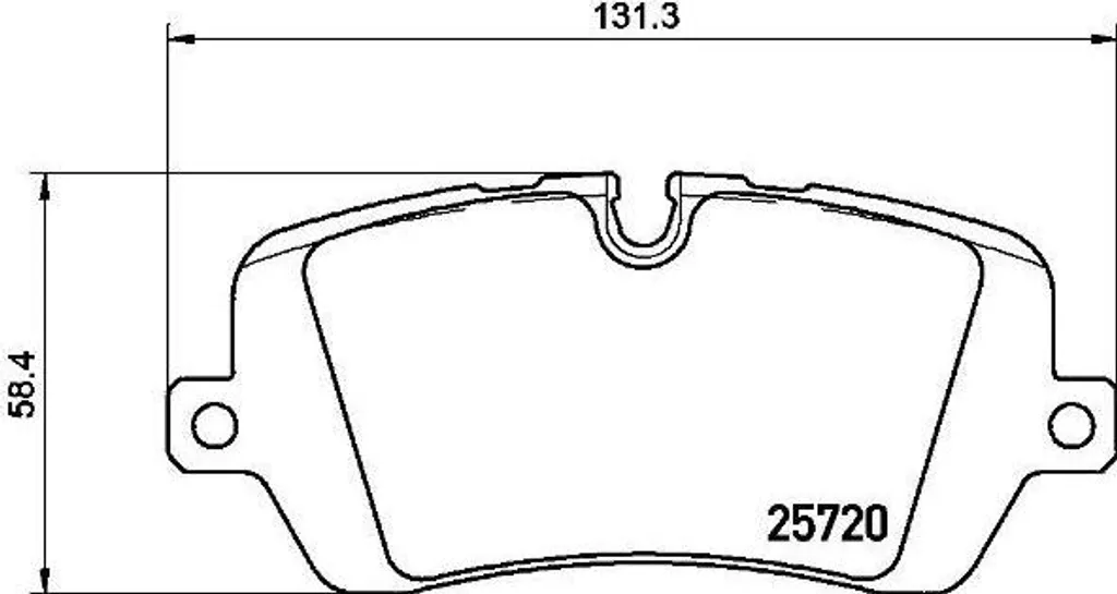 Brembo P 44 021 Plaquettes de Frein Disque OE LR036574 pour Range Rover