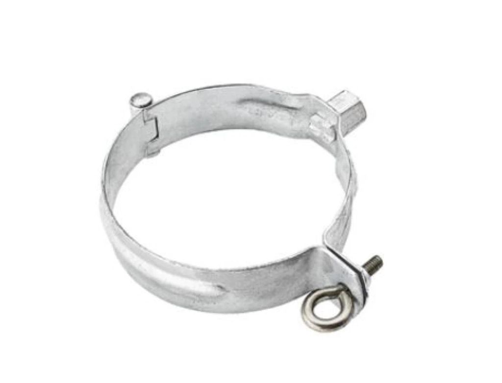 Verzinkte Schraubrohrschelle M10 DN87