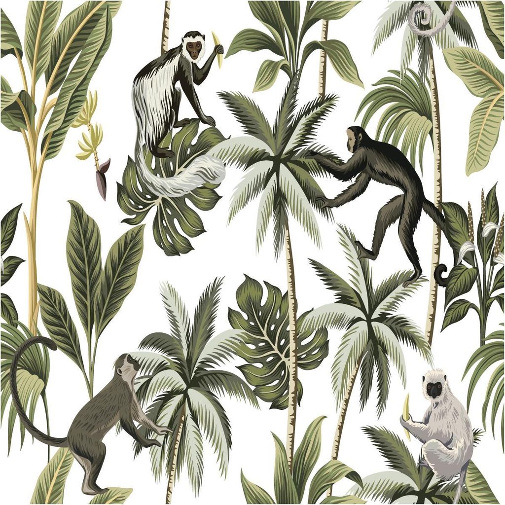 Tapeteneffekt-Aufkleber - PANDO - 30x30cm