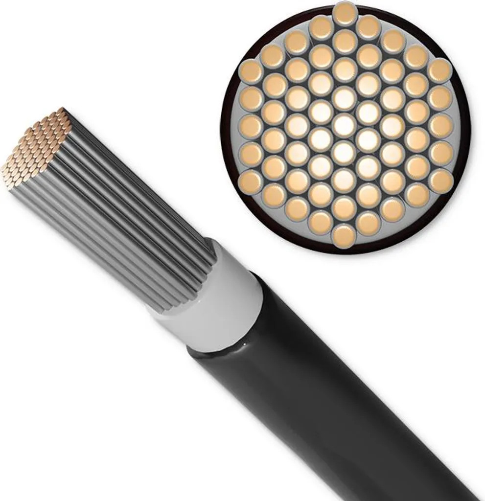 Câble Solaire Photovoltaïque 4mm² 100m Noir pour Panneau Solaire