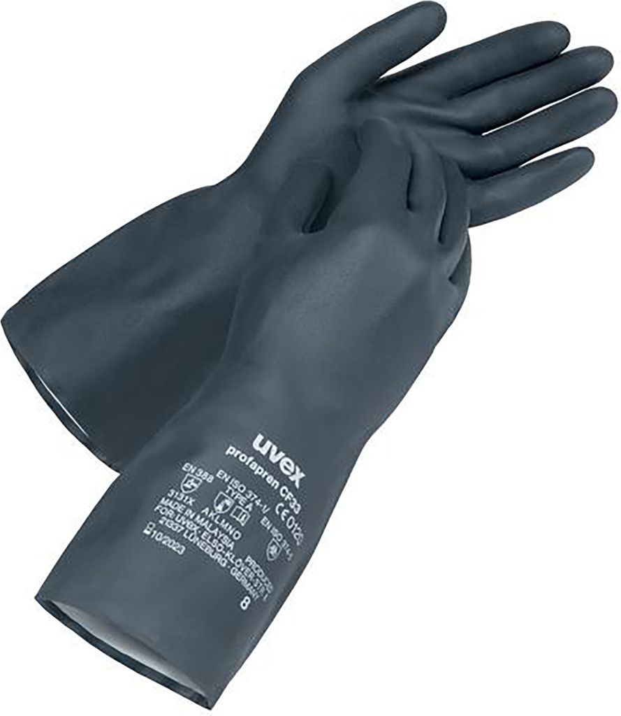 uvex Schutzhandschuh profapren CF 33 blau Gr. 8