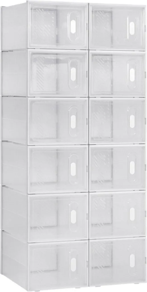 Scarpiera Trasparente 12 Pezzi Happyment Zoda - Ordine in Casa Ora