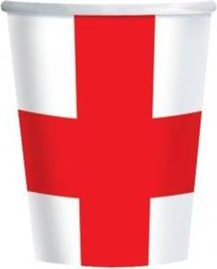 Pappbecher England 266ml./St.