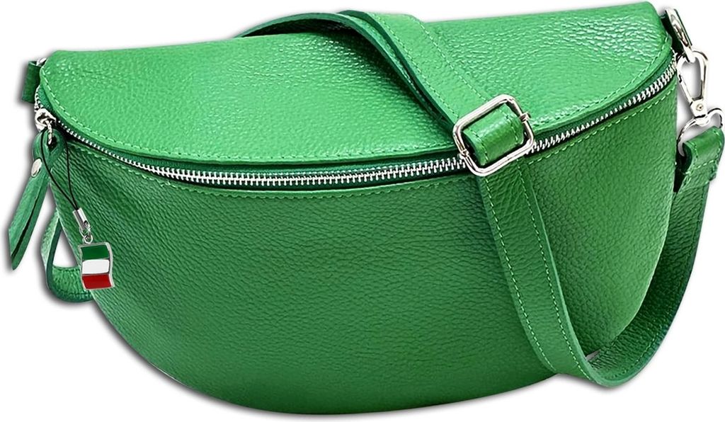 Florence Leder Tasche Gürteltasche hellgrün OTF825L