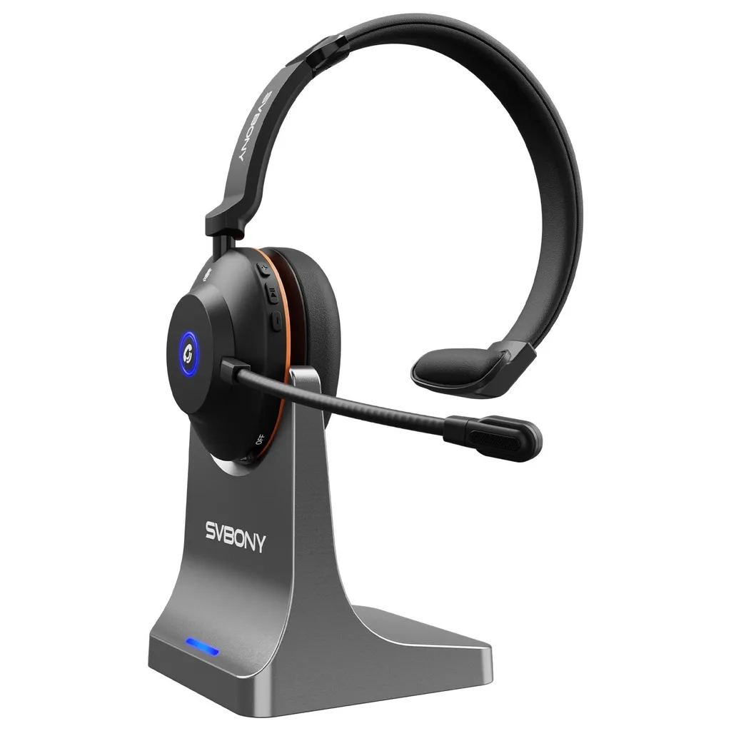 Casque sans fil pour appels vidéo et visioconférences en bureau